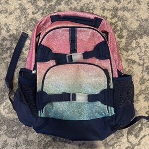 Pottery Barn Kids Mackenzie rainbow ombré Large backpack